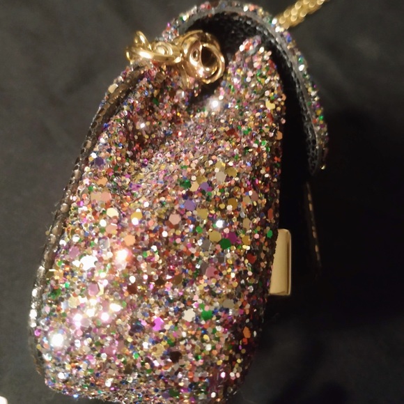 ✨💕(SOLD)AUTHENTIC Jimmy Choo Mini Glitter Bag✨💕 - Picture 8 of 15